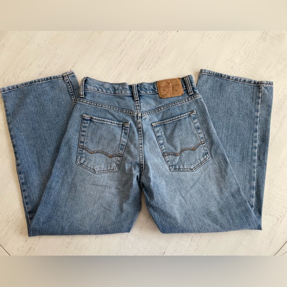 American Eagle Men’s Loose Fit Denim Jeans Size 26W 28L - Picture 3 of 6